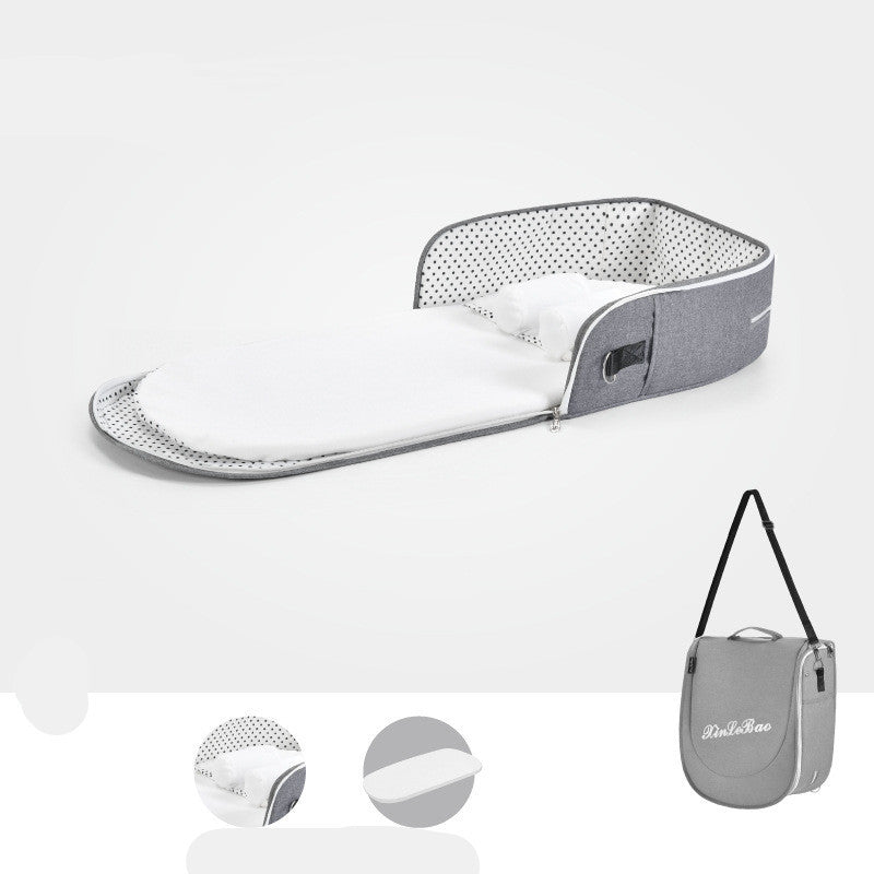 Baby Crib Multifunctional Folding Newborn Nest Toddler Bed Portable Sun Protection Mosquito Net Infant Camping Bed Travel Cot - Rokkaku 18 online shop