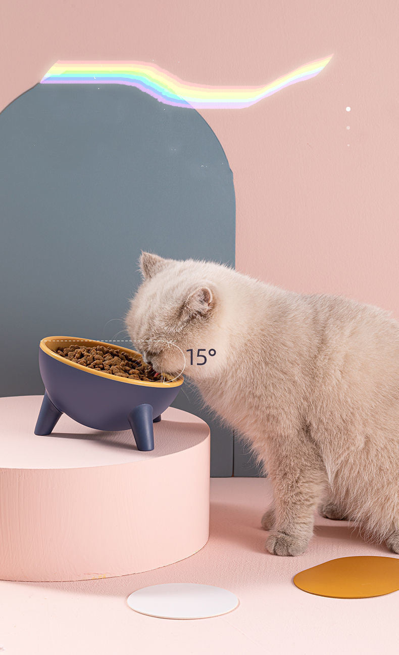 Cat Dog Bowl With Stand Pet Feeding Food Bowls Dogs Bunny Rabbit Nordic Color Feeder Product Supplies Pet Accessories - Rokkaku 18 online shop
