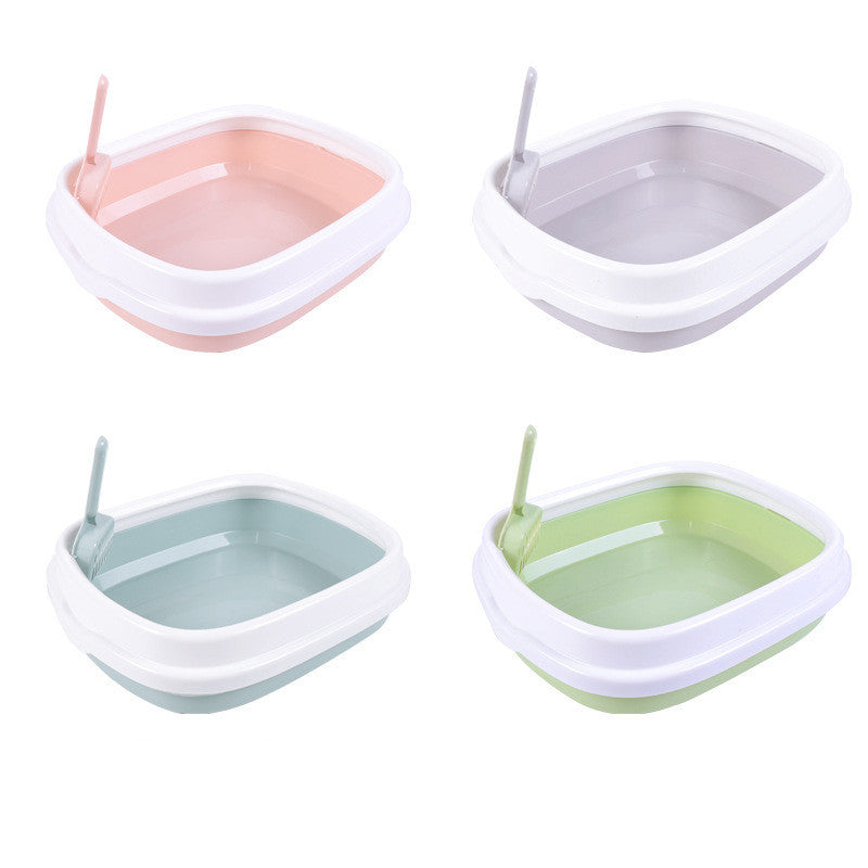 Large Cat Litter Box Detachable Anti-splashing Cat Litter Box Cat Pet Supplies - Rokkaku 18 online shop