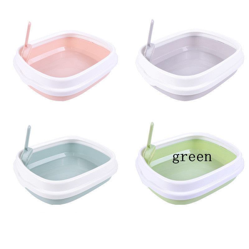 Large Cat Litter Box Detachable Anti-splashing Cat Litter Box Cat Pet Supplies - Rokkaku 18 online shop