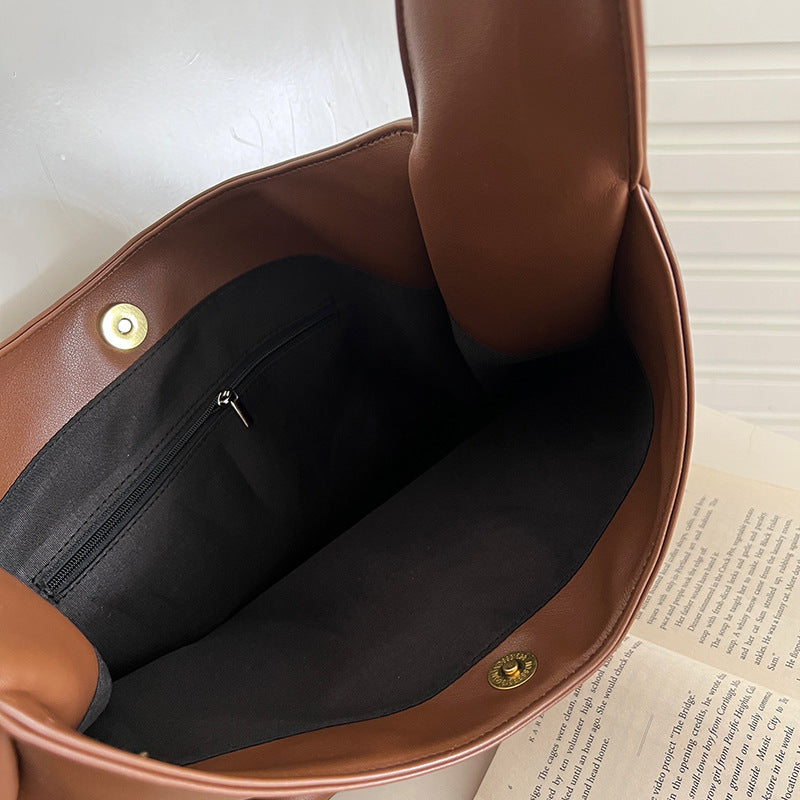 Fashion Tote Bag Large Capacity Casual Shoulder Bag Women's Commuting Handbag College Student - Rokkaku 18 online shop