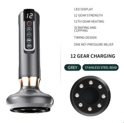 Electric Vacuum Cupping Massager For Body Anti-Cellulite Suction Cup Gua Sha Massage Body Cups Guasha Fat Burning Slimming Jars - Rokkaku 18 online shop