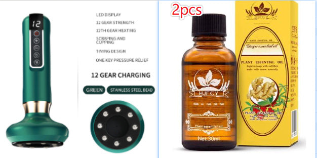 Electric Vacuum Cupping Massager For Body Anti-Cellulite Suction Cup Gua Sha Massage Body Cups Guasha Fat Burning Slimming Jars - Rokkaku 18 online shop