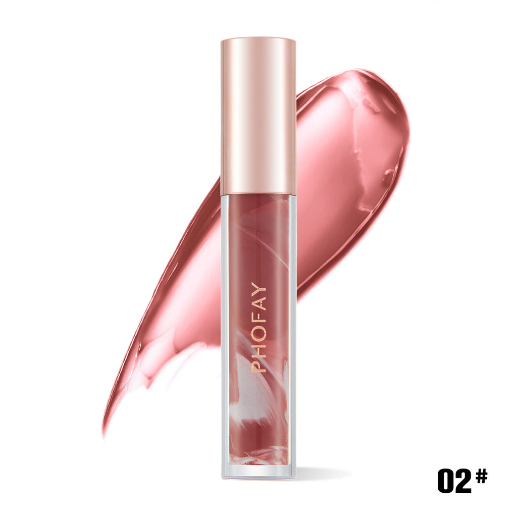 PHOFAY Rose Blooming Hydrating Lip Gloss - Rokkaku 18 online shop