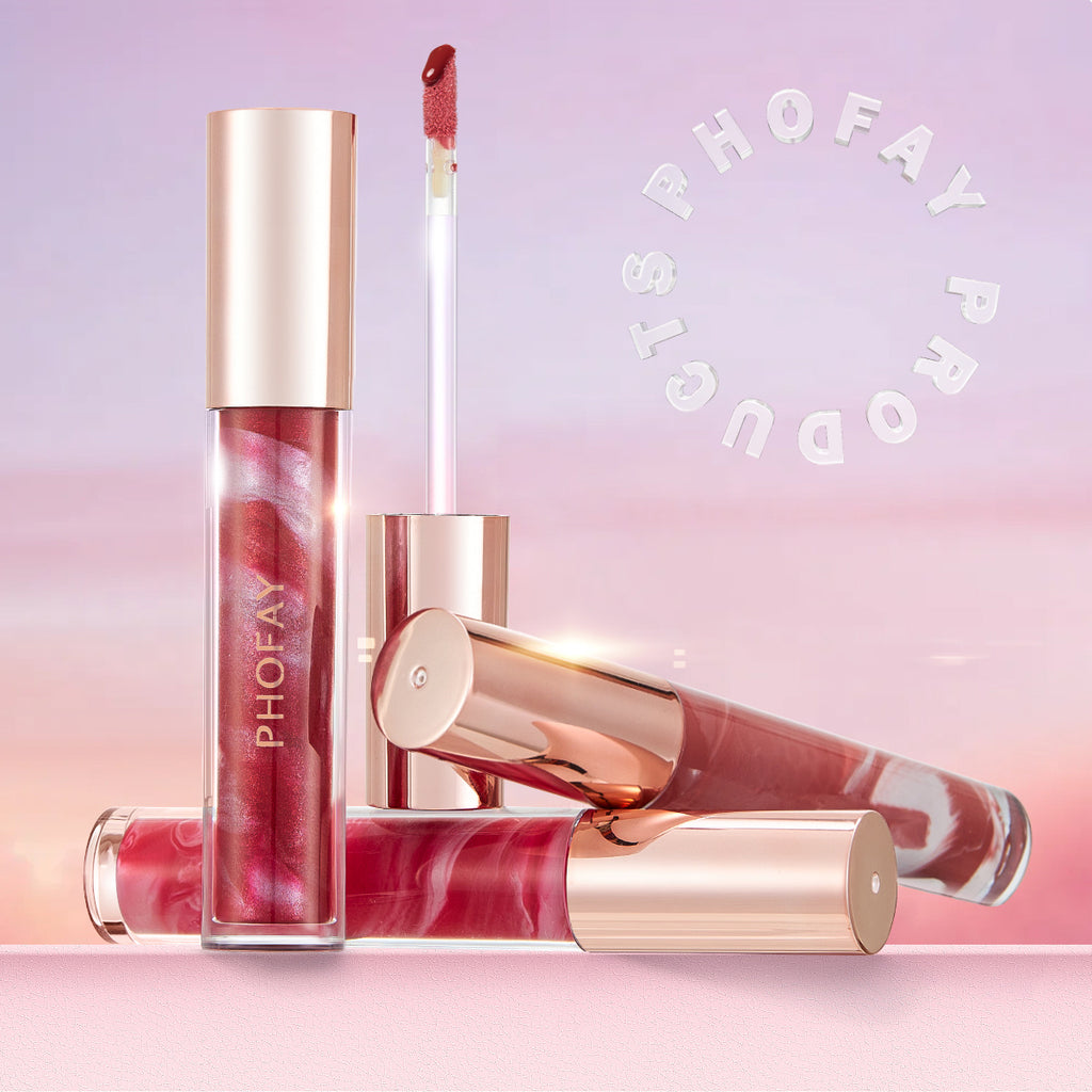 PHOFAY Rose Blooming Hydrating Lip Gloss - Rokkaku 18 online shop