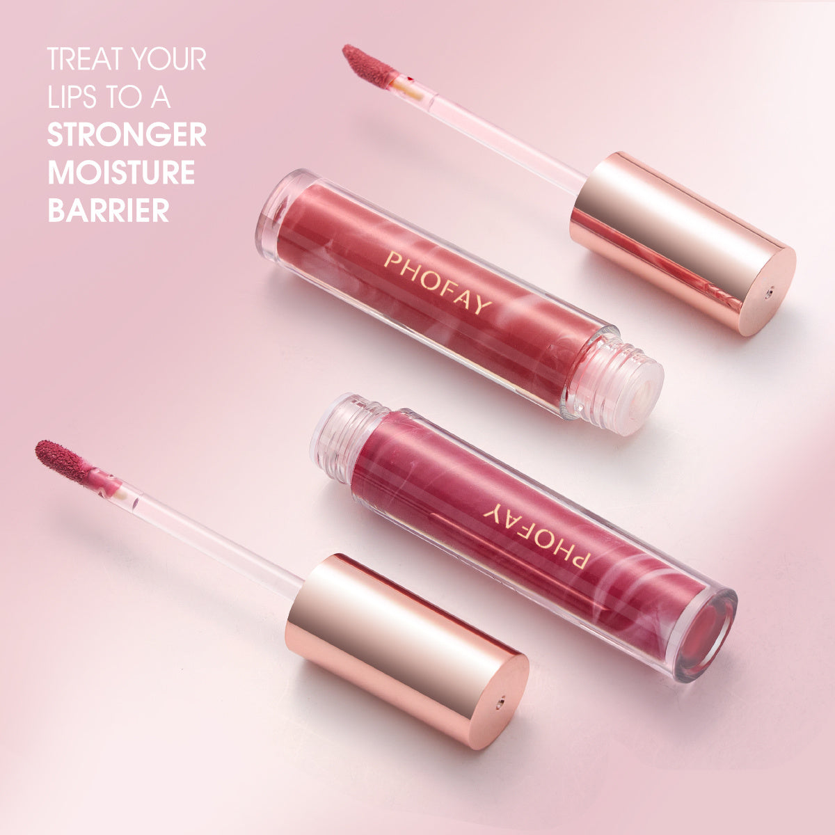 PHOFAY Rose Blooming Hydrating Lip Gloss - Rokkaku 18 online shop