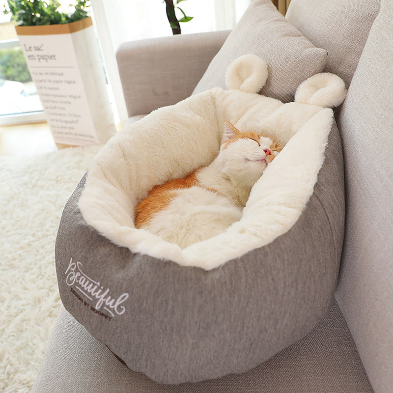 Pet Dog Bed Warming Soft Sleeping Bag Cushion Puppy Kennel - Rokkaku 18 online shop