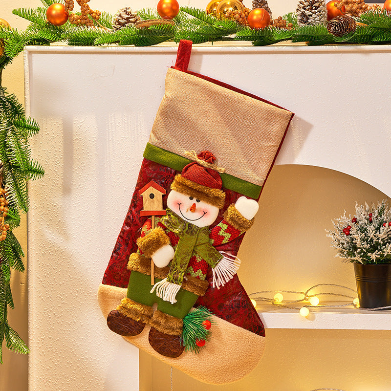 Christmas Decorations Large Cartoon Candy Bag - Rokkaku 18 online shop
