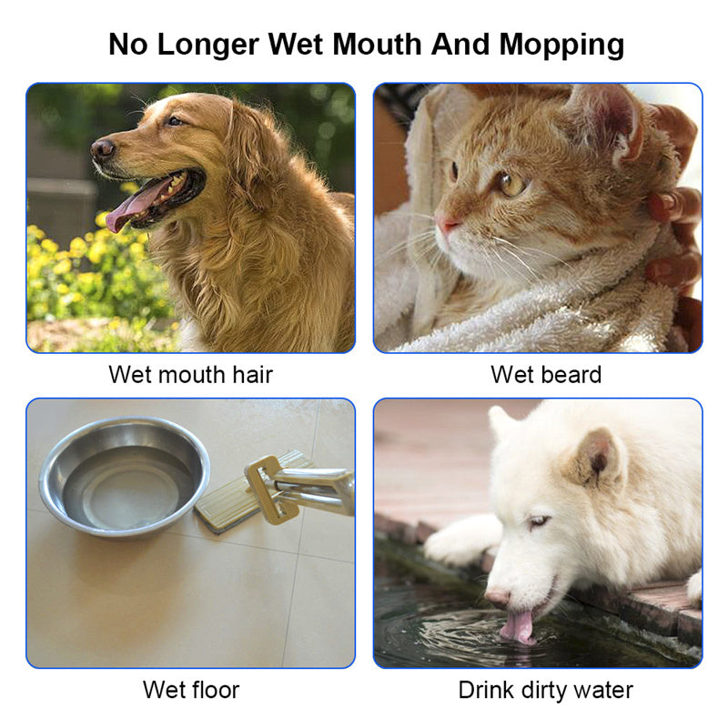 1.5L Cat Dog Water Bowl Carried Floating Bowl Anti-Overflow Slow Water Feeder Dispenser Pet Fountain ABS&PP Dog Supplies - Rokkaku 18 online shop