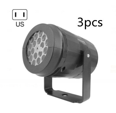 Christmas Party Lights Snowflake Projector Light Led Stage Light Rotating Xmas Pattern Outdoor Holiday Lighting Garden Christmas Decor - Rokkaku 18 online shop