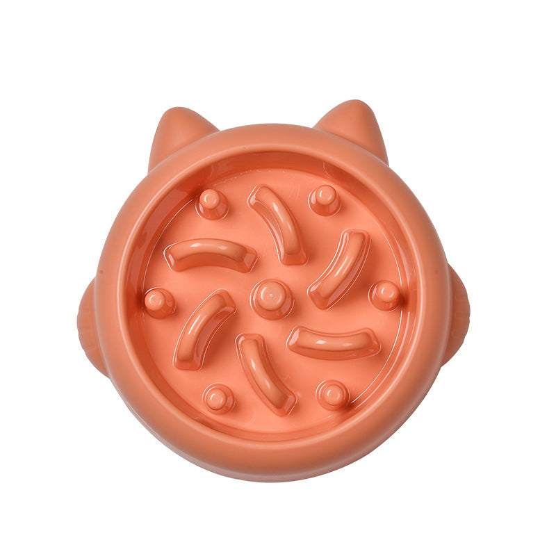 Pet Dog Cat Slow Feeder Bowls Anti Choking Slow Feeder Dish Bowl Home Dog Eating Plate Anti Gulping Bowl Supplies - Rokkaku 18 online shop