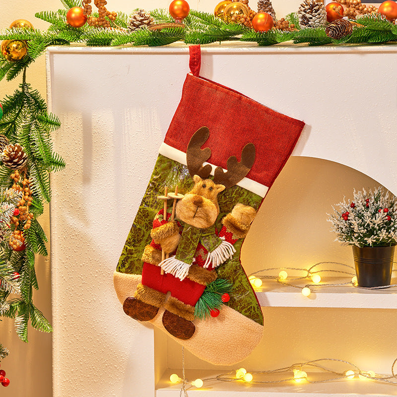 Christmas Decorations Large Cartoon Candy Bag - Rokkaku 18 online shop