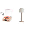 Retro Turntable Speaker Wireless Bluetooth-compatible 5.0 Vinyl Record Player Stereo Sound With White Noise RGB Projection Lamp Effect - Rokkaku 18 online shop