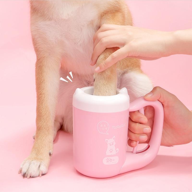 Pet Cat Dog Foot Clean Cup Cleaning Tool Silicone Washing Brush Paw Washer - Rokkaku 18 online shop