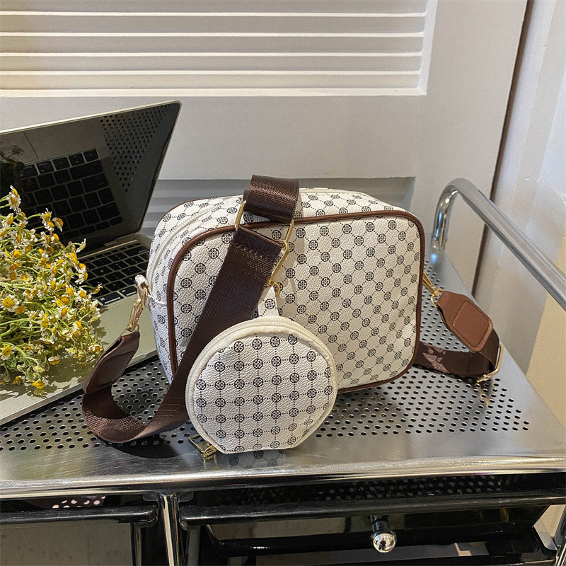 Vintage Pattern Crossbody Bags For Women Shoulder Shell Bag Trend Small Purse And Handbag Luxury Designer Female Square Bag Women's Bag - Rokkaku 18 online shop