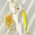 Cat Toys Simulated Cute Toys Funny Self-hey Interactive Toy Rope Grabbing Mouse Telescopic Hanging Cat Pet Supplies - Rokkaku 18 online shop