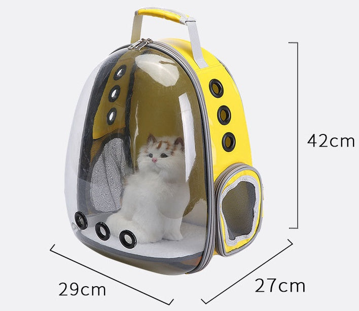 Portable Pet Puppy Backpack Carrier Bubble, New Space Capsule Design 360 Degree Sightseeing Rabbit Rucksack Handbag - Rokkaku 18 online shop