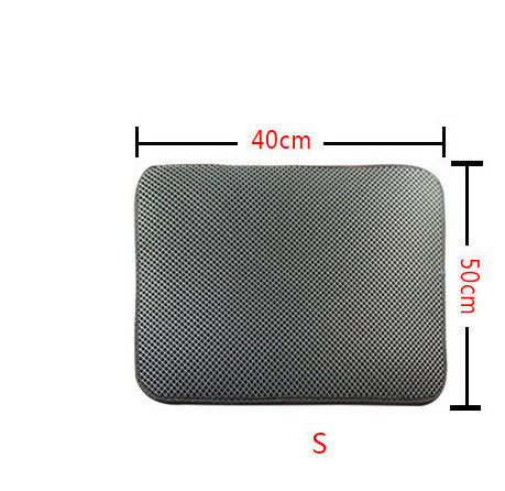 Double Layer Litter Cat Bed Pads Pet Cat Litter Mat Trapping Pets Litter Box Mat Pet Product Bed For Cats House Clean Mat - Rokkaku 18 online shop