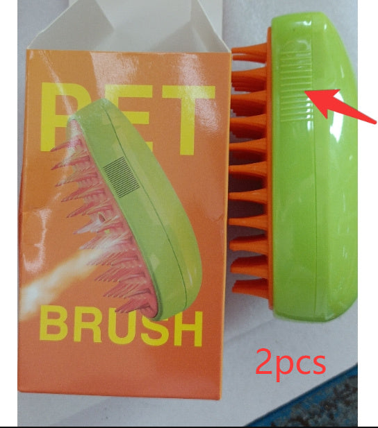 3 In 1 Cat Steam Brush Steamy Dog Brush Electric Spray Cat Hair Brushes For Massage Pet Grooming Comb Hair Removal Combs - Rokkaku 18 online shop