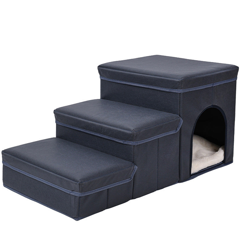 Cat Kennel Cage Multifunctional Dog Stairs Upper Bed Sofa Puppy Climbing Pet Supplies - Rokkaku 18 online shop