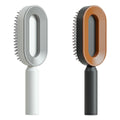 Self Cleaning Hair Brush For Women One-key Cleaning Hair Loss Airbag Massage Scalp Comb Anti-Static Hairbrush - Rokkaku 18 online shop