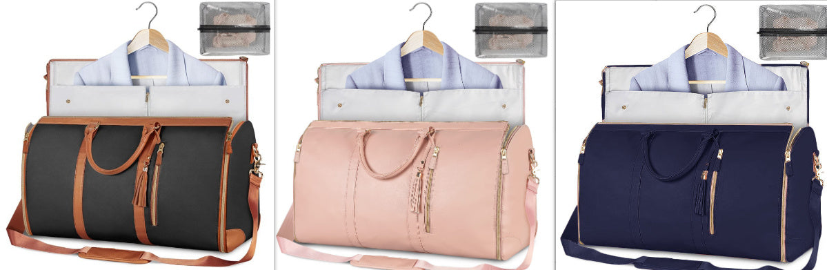 Large Capacity Travel Duffle Bag Women's Handbag Folding Suit Bag Waterproof Clothes Totes - Rokkaku 18 online shop