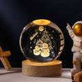 Luminous Starry Sky And Planets Moon Moon Crystal Ball Small Night Lamp Projection Ambience Light Creative Gift New Strange Gift - Rokkaku 18 online shop
