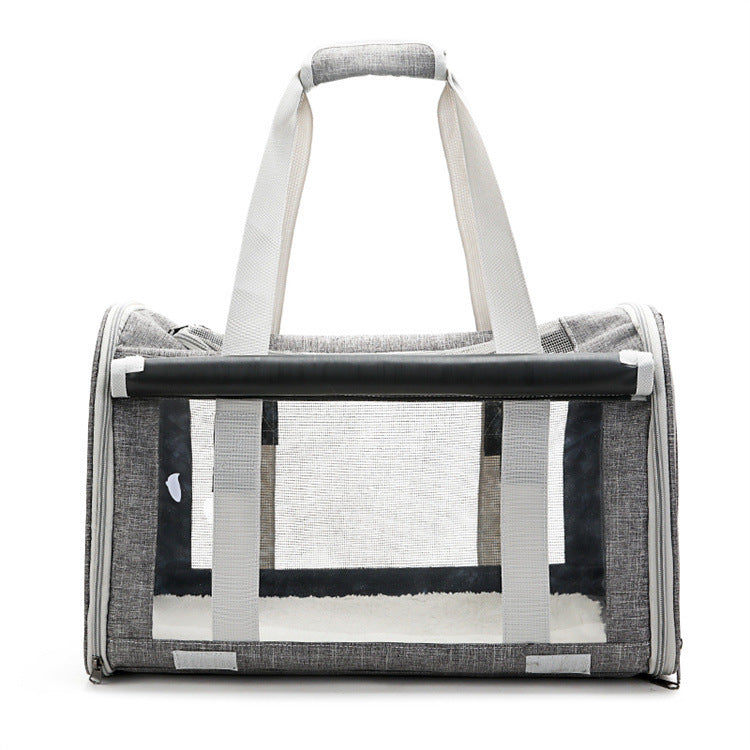 Outdoor Portable Pet Bag Transparent Breathable Foldable Pet Bag - Rokkaku 18 online shop