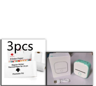 Portable Mini Thermal Label Printer Home Photo Printer Student Wrong Question Printer Bluetooth-compatible Mini Label Printer Price Tag - Rokkaku 18 online shop
