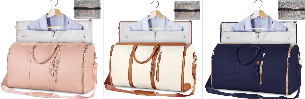 Large Capacity Travel Duffle Bag Women's Handbag Folding Suit Bag Waterproof Clothes Totes - Rokkaku 18 online shop