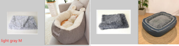 Pet Dog Bed Warming Soft Sleeping Bag Cushion Puppy Kennel - Rokkaku 18 online shop