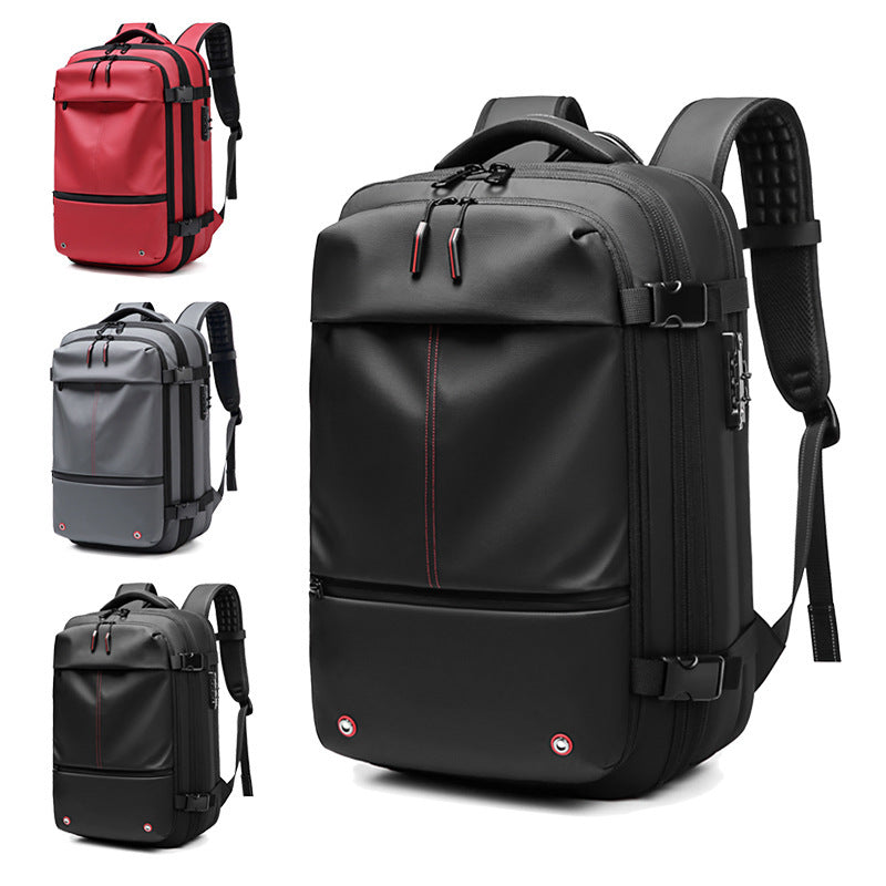 Travel Backpack Men's Business Multifunction Computer Bag Vacuum Compression Large-capacity Backpack - Rokkaku 18 online shop