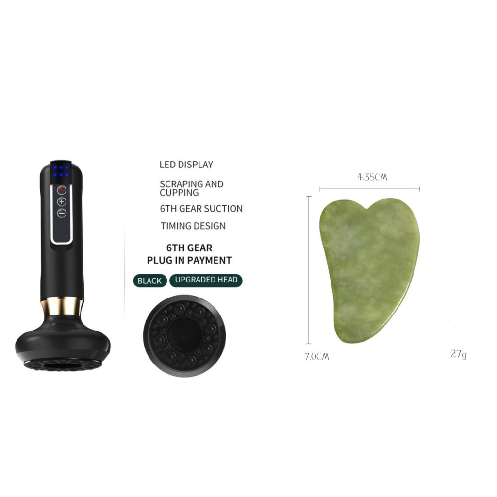 Electric Vacuum Cupping Massager For Body Anti-Cellulite Suction Cup Gua Sha Massage Body Cups Guasha Fat Burning Slimming Jars - Rokkaku 18 online shop