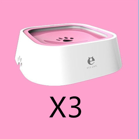 1.5L Cat Dog Water Bowl Carried Floating Bowl Anti-Overflow Slow Water Feeder Dispenser Pet Fountain ABS&PP Dog Supplies - Rokkaku 18 online shop