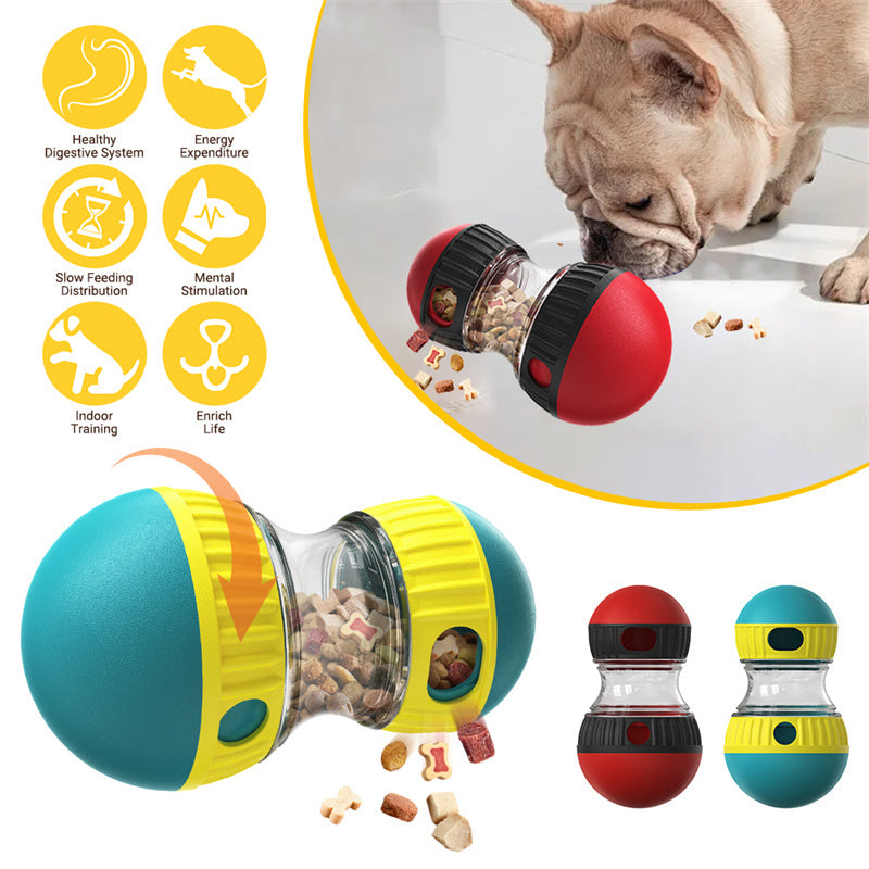 Food Dispensing Dog Toy Tumbler Leaky Food Ball Puzzle Toys Interactive Slowly Feeding Protect Stomach Increase Intelligence Pets Toy Pet Products - Rokkaku 18 online shop