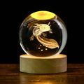 Luminous Starry Sky And Planets Moon Moon Crystal Ball Small Night Lamp Projection Ambience Light Creative Gift New Strange Gift - Rokkaku 18 online shop