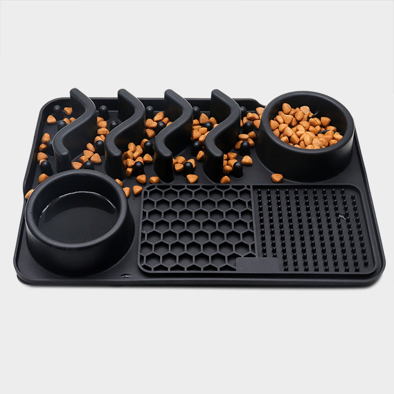 Dog Silicone Licking Pad Pet Licking Mat Silicone Smelling Mat Multifunctional Food Bowl Pets Supplies - Rokkaku 18 online shop