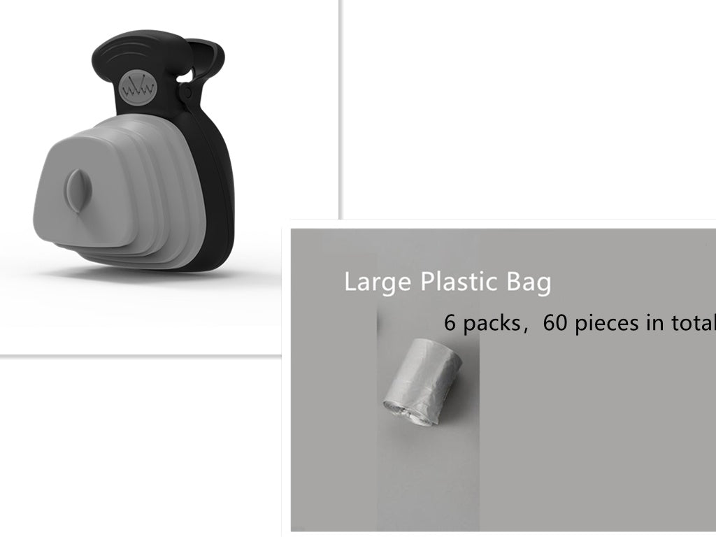 Pet Dog Poop Bag Dispenser Travel Foldable Poop Spoon - Rokkaku 18 online shop