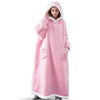 Lazy Blanket Hooded Flannel TV Blanket Lazy Clothes Pajamas Sweater
