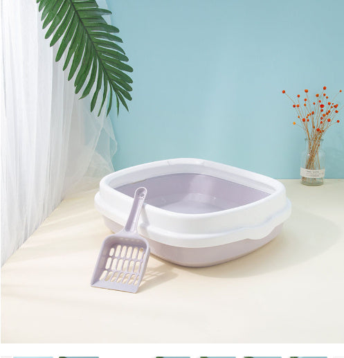 Large Cat Litter Box Detachable Anti-splashing Cat Litter Box Cat Pet Supplies - Rokkaku 18 online shop
