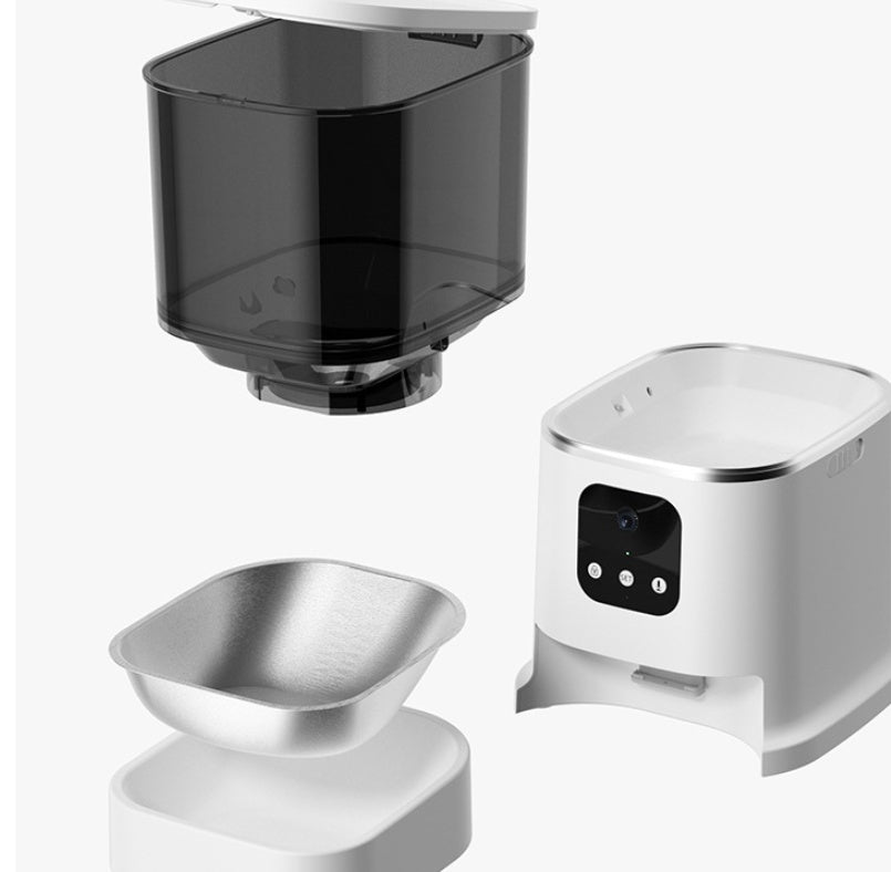 Pet Automatic Feeder Large Capacity Smart Voice Recorder APP Control Timer Feeding Cat Dog Food Dispenser With WiFi Pet Bo - Rokkaku 18 online shop