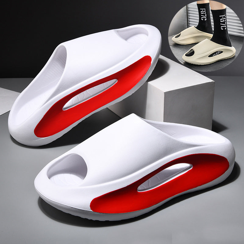 Ins Slippers Women Men Peep Toe Slipper Summer Hollow Unisex Sports Beach Shoes - Rokkaku 18 online shop