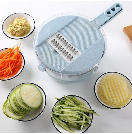 8 In 1 Mandoline Slicer Vegetable Slicer Potato Peeler Carrot Onion Grater With Strainer Vegetable Cutter Kitchen Accessories - Rokkaku 18 online shop