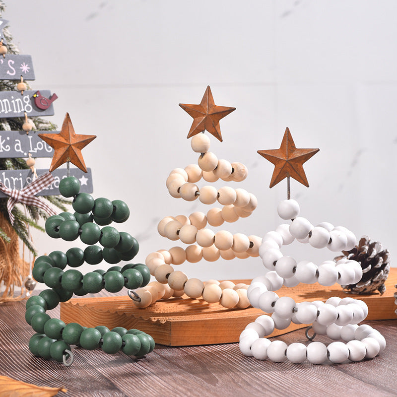 Creative Wooden Christmas Decoration Ornaments - Rokkaku 18 online shop