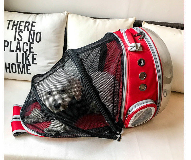 Portable Pet Puppy Backpack Carrier Bubble, New Space Capsule Design 360 Degree Sightseeing Rabbit Rucksack Handbag - Rokkaku 18 online shop