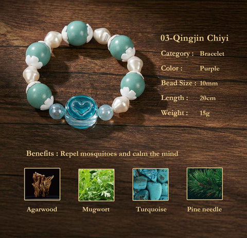 Traditional Chinese Medicine Jewelry Bead Bracelet