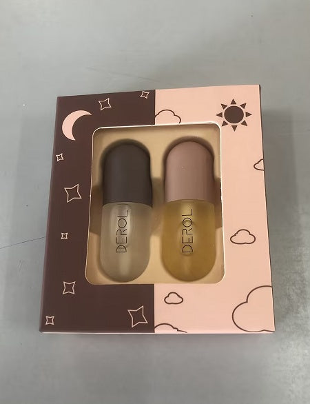 Day Night Instant Volume Lip Plumper Oil Clear Lasting Nourishing Repairing Reduce Lip Fine Line Care Lip Beauty Cosmetic - Rokkaku 18 online shop
