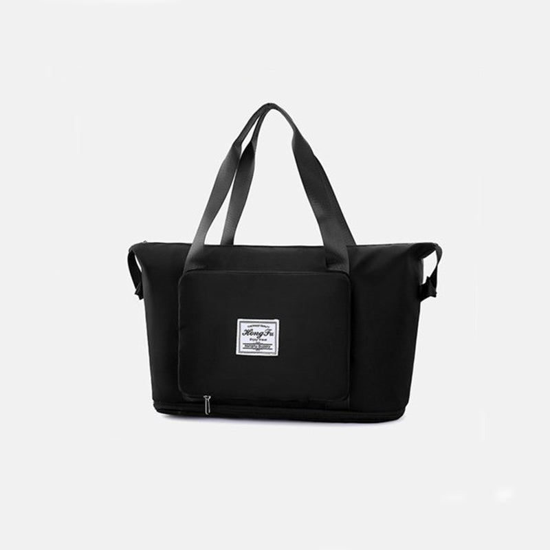 Foldable Storage Travel Bag Waterproof Large Capacity Gym Fitness Bag Weekender Overnight For Women - Rokkaku 18 online shop