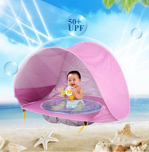 Baby Beach Tent Kids Outdoor Camping Easy Fold Up Waterproof  Up Sun Awning Tent UV-protecting - Rokkaku 18 online shop