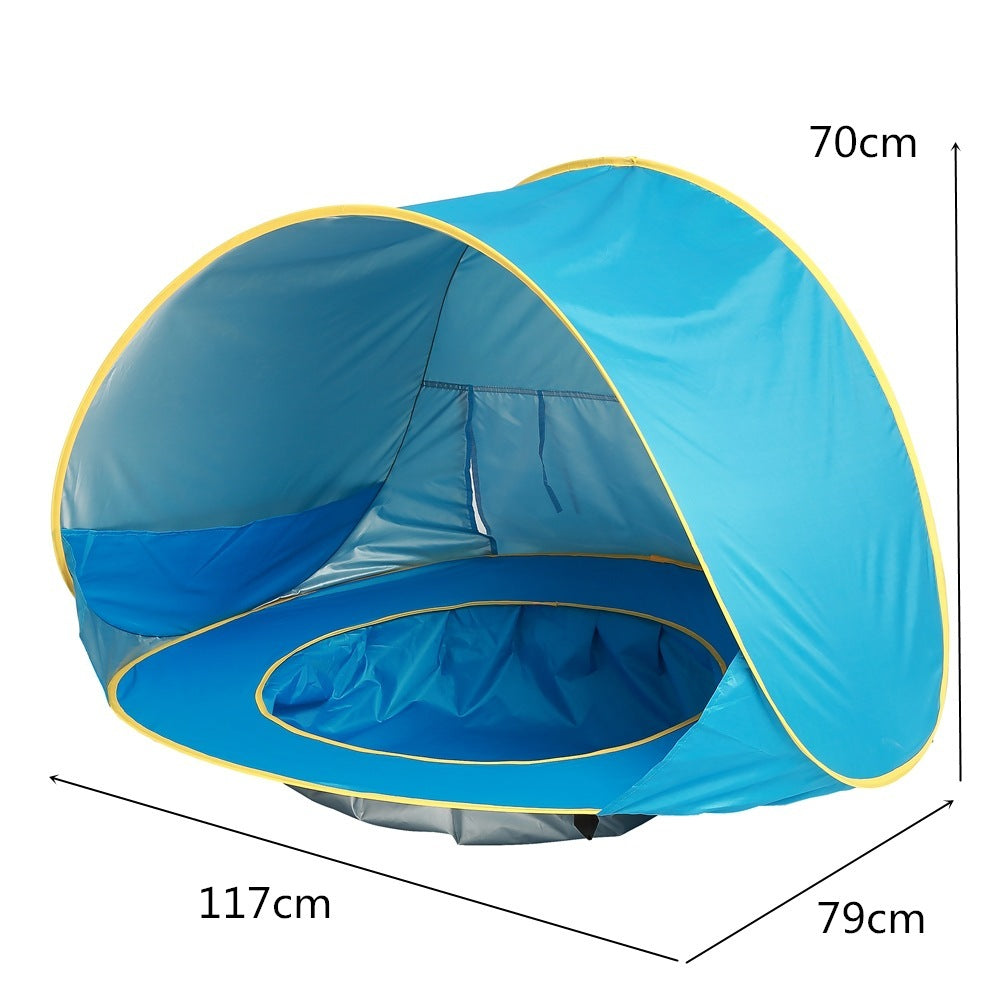 Baby Beach Tent Kids Outdoor Camping Easy Fold Up Waterproof  Up Sun Awning Tent UV-protecting - Rokkaku 18 online shop
